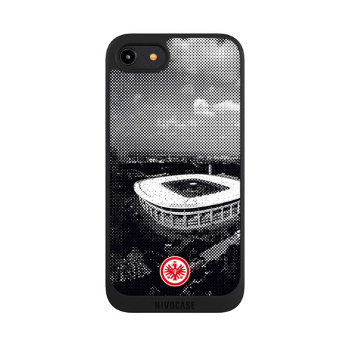 Apple iPhone 8 NIVOpure SGE Stadion Schwarz Weiß