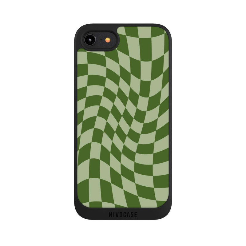 iPhone 8 NIVOpure Schachbrett Grün