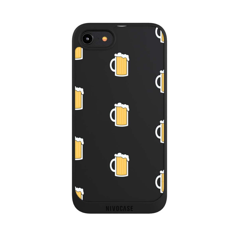 iPhone 8 NIVOpure Beer Glass Pattern Illustration