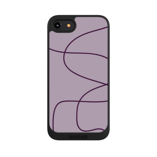 Apple iPhone 8 NIVOpure Purble Slim Lines