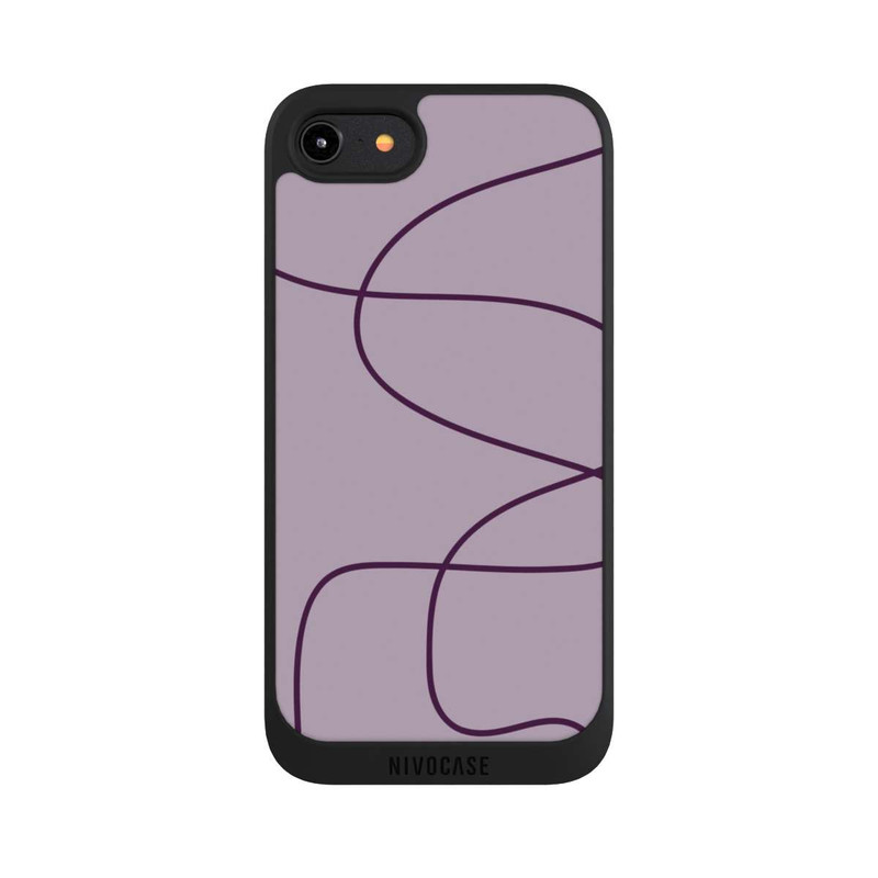 iPhone 8 NIVOpure Purble Slim Lines