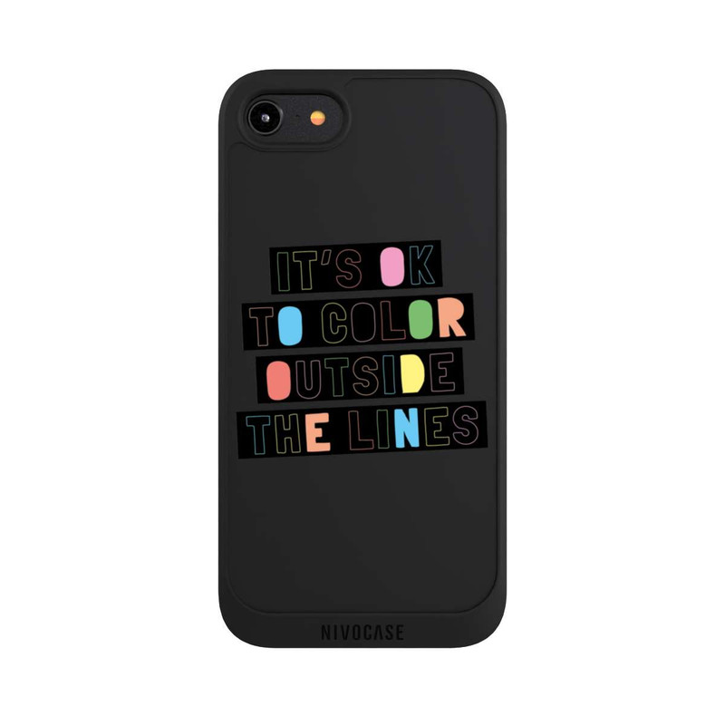iPhone 8 NIVOpure Color Outside The Line Transparent