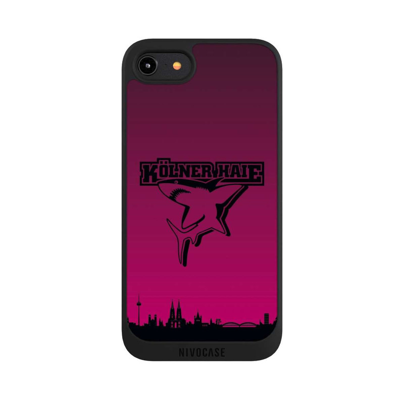 iPhone 8 NIVOpure Kölner Haie Skyline Pink