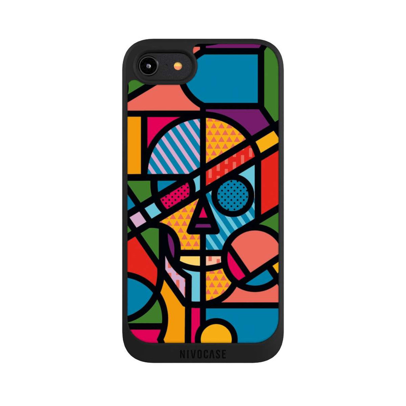 iPhone 8 NIVOpure Vit Skull Colorful