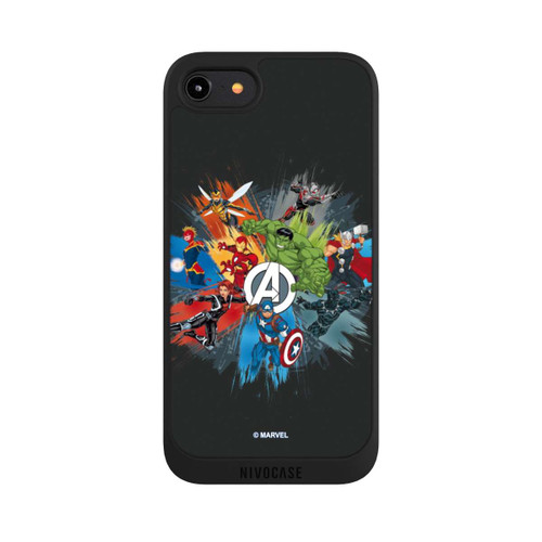 Apple iPhone 8 NIVOpure Marvel's Avengers Black