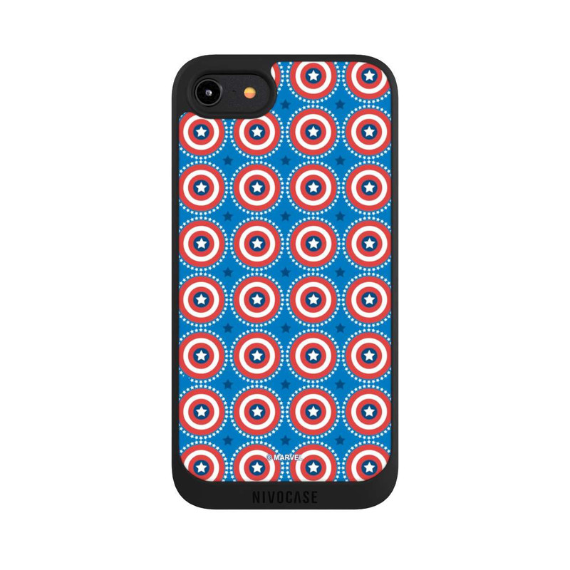 iPhone 8 NIVOpure Captain American Shield Pattern