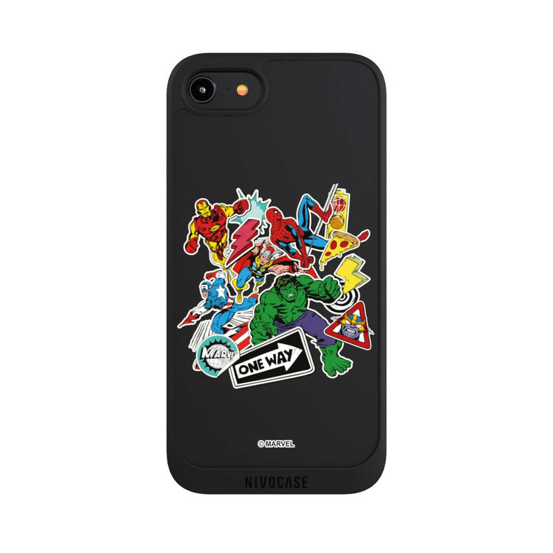 iPhone 8 NIVOpure Capitan American Shield Transparent