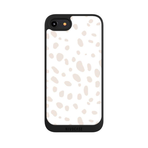 Apple iPhone 8 NIVOpure Tigermuster Beige Weiß 