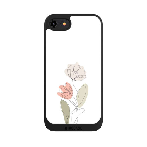 Apple iPhone 8 NIVOpure Blume Line Art Beige