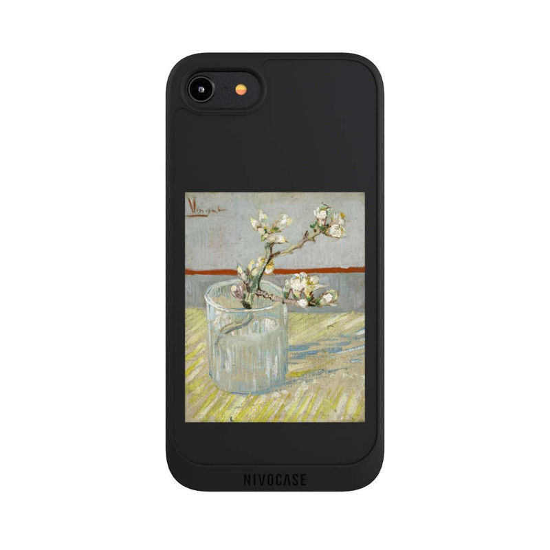 iPhone 8 NIVOpure Branche d'amandier en fleurs dans un verre de Vincent van Gogh