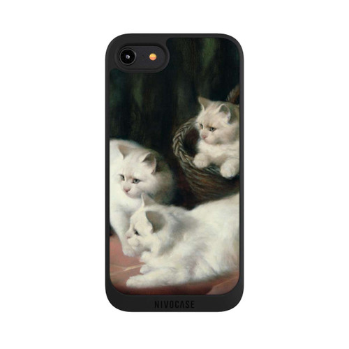 Apple iPhone 8 NIVOpure Three White Angora Kittens