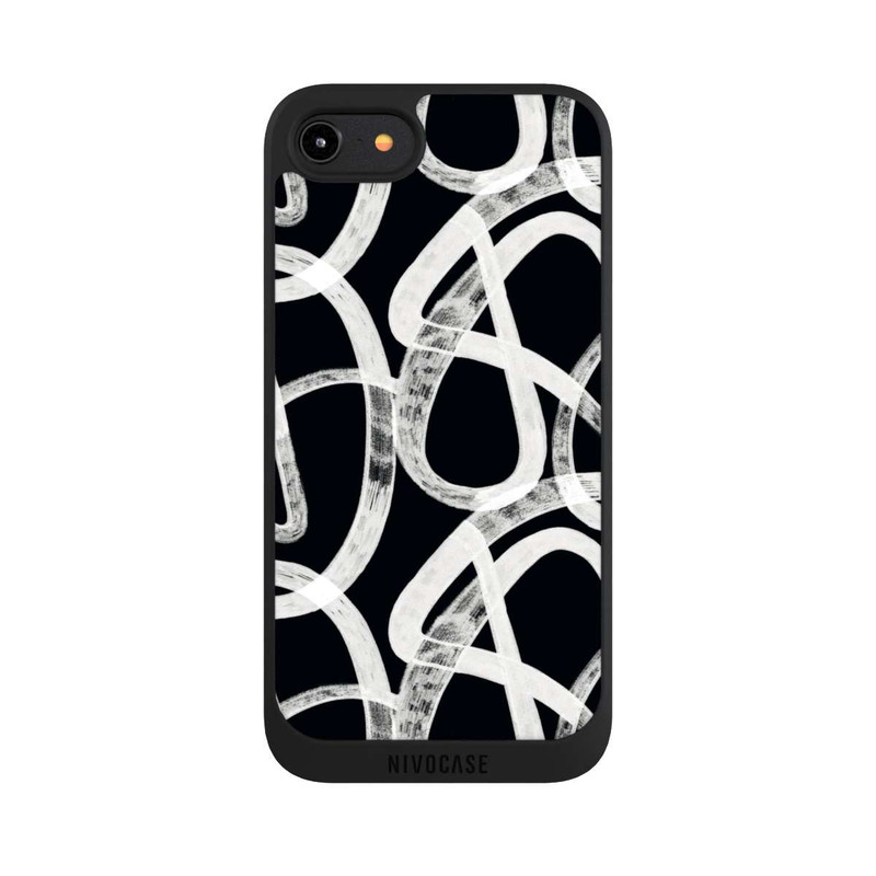 iPhone 8 NIVOpure Doodles Black and White