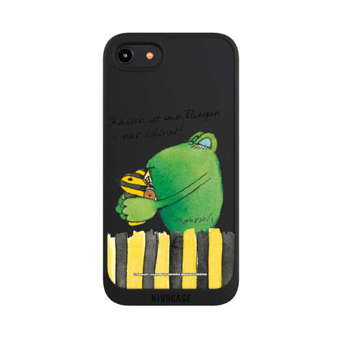 Apple iPhone 8 NIVOpure Frosch Küssen ist wie Fliegen Transparent