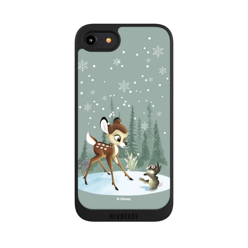 iPhone 8 NIVOpure Bambi et Panpan Monde Hivernal