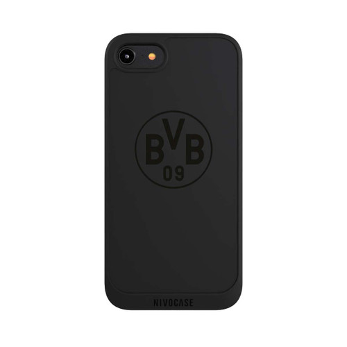 Apple iPhone 8 NIVOpure BVB Logo Schwarz Transparent