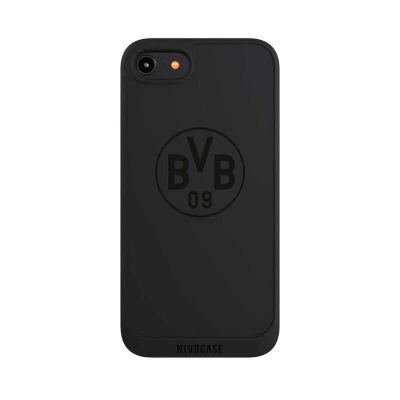 iPhone 8 NIVOpure BVB Logo Schwarz Transparent