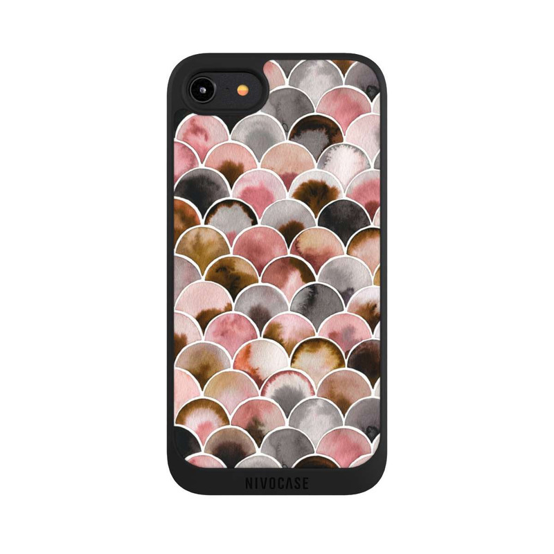 iPhone 8 NIVOpure Japandi Scales Pink Brown