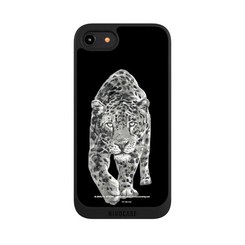 Apple iPhone 8 NIVOpure Leopard Schwarz