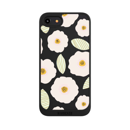 Apple iPhone 8 NIVOpure Simple Pastell Flowers Light Transparent