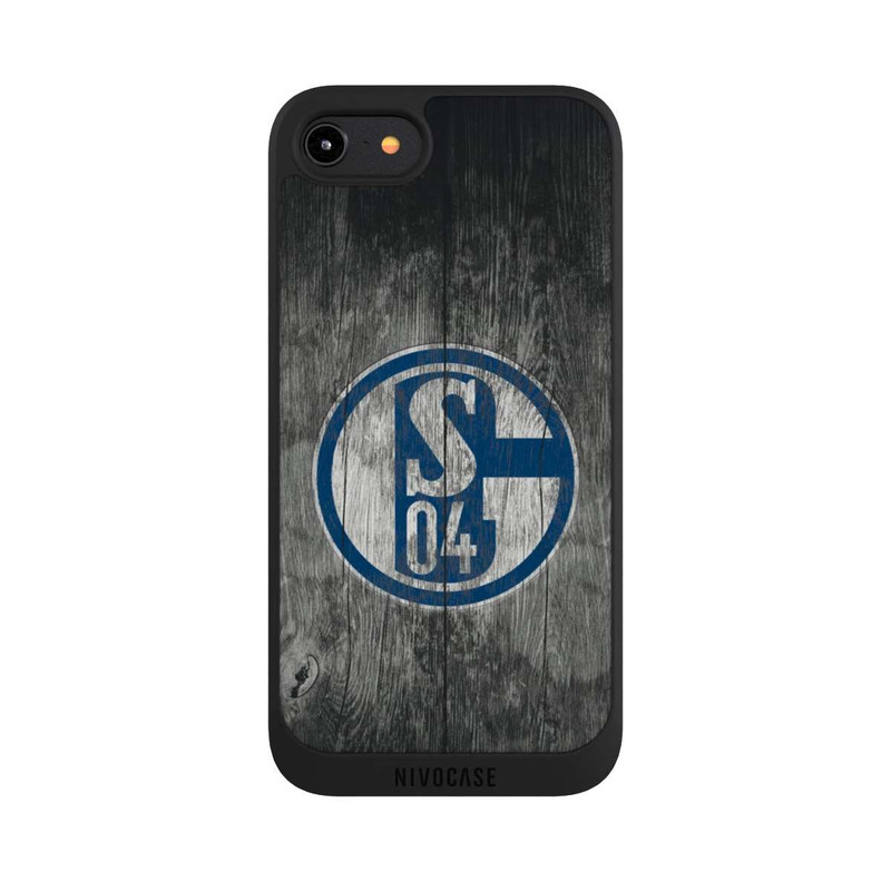 iPhone 8 NIVOpure Schalke 04 Holz Look
