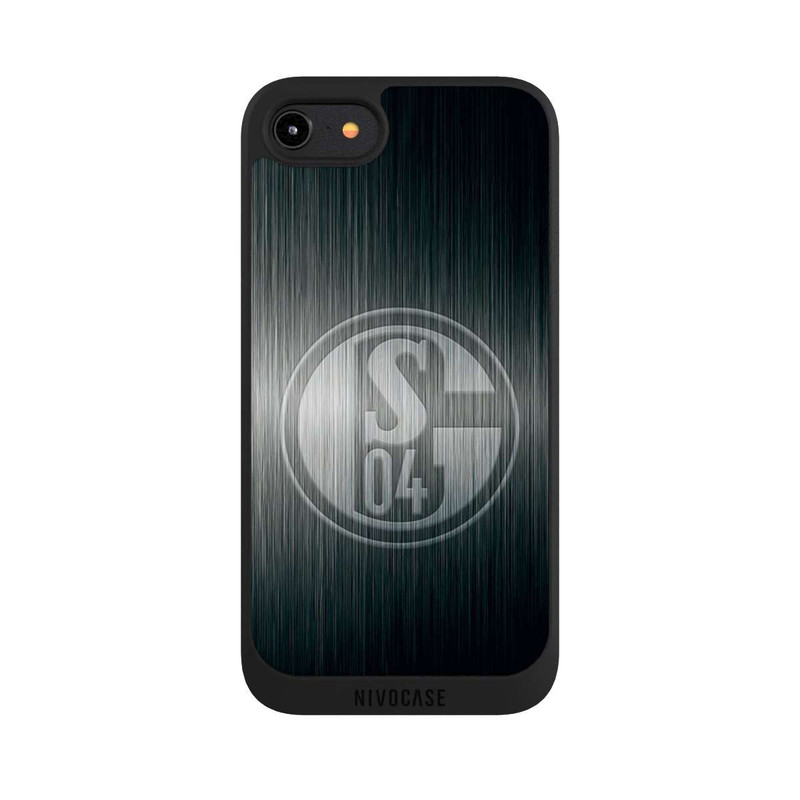 iPhone 8 NIVOpure Schalke 04 Metall Look