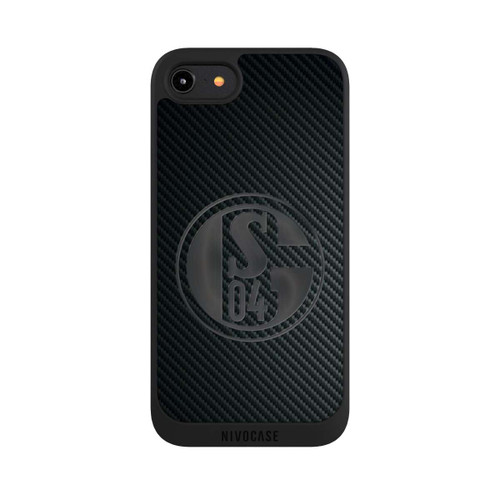 Apple iPhone 8 NIVOpure Schalke 04 Carbon Look