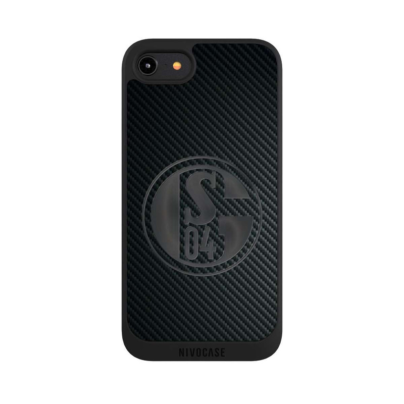 iPhone 8 NIVOpure Schalke 04 Carbon Look