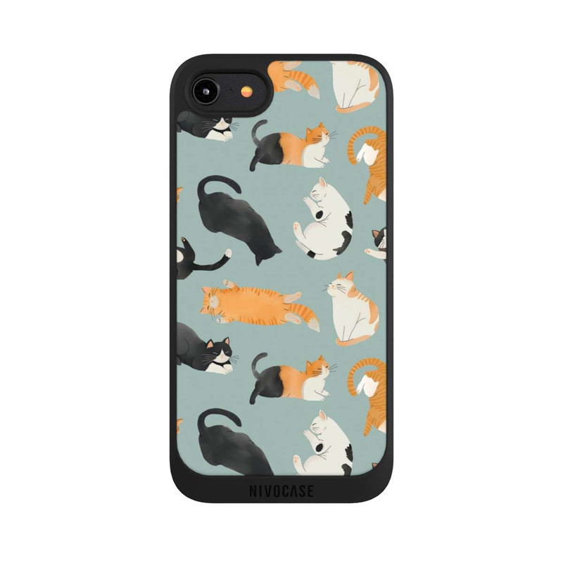 iPhone 8 NIVOpure Cats Pattern