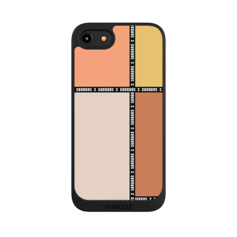 iPhone 8 NIVOpure Bauhaus Squares-Pastel