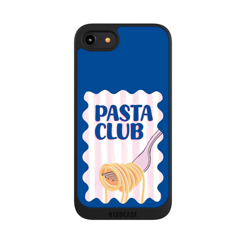 iPhone 8 NIVOpure Pasta Club in Blue and Pink