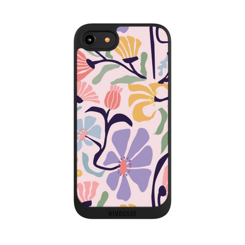 Apple iPhone 8 NIVOpure Flower Market Ibiza Pink