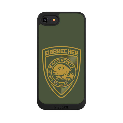 Apple iPhone 8 NIVOpure Eisbär Patch Oliv