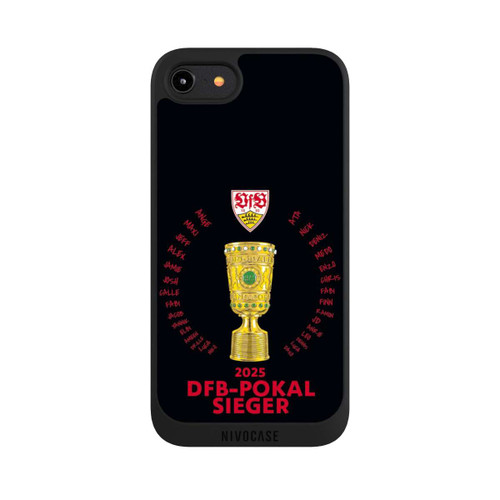Apple iPhone 8 NIVOpure VfB DFB-Pokal Sieger Schwarz
