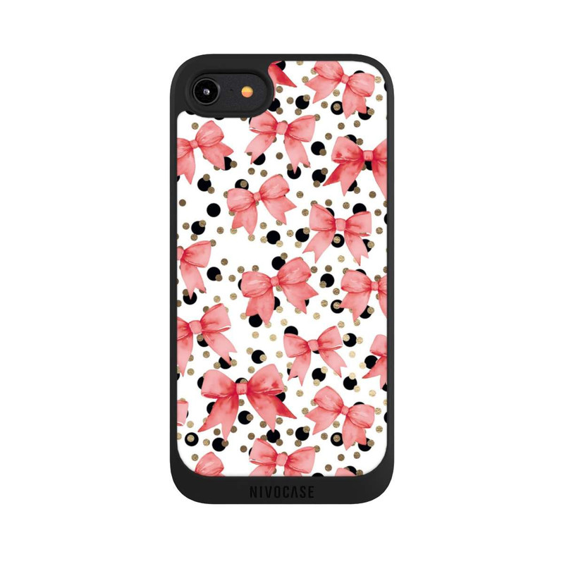 iPhone 8 NIVOpure Red Bows and Polka Dots
