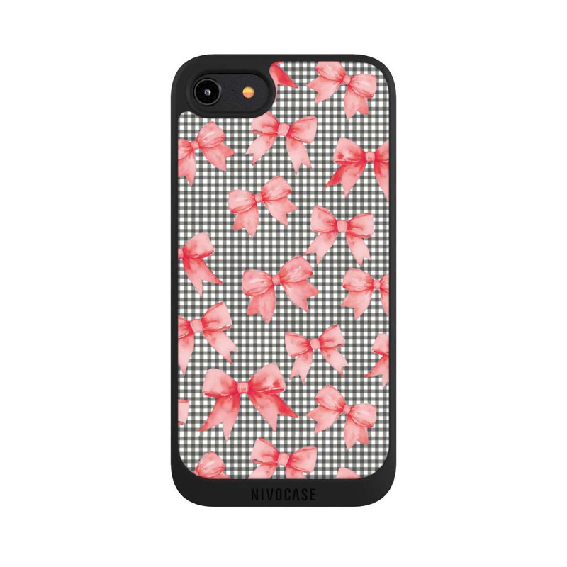 iPhone 8 NIVOpure Red Bows and Gingham
