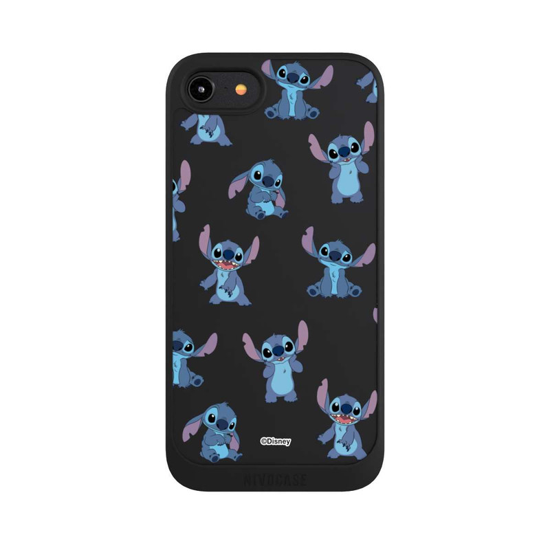 iPhone 8 NIVOpure Stitch Faces Pattern Transparent