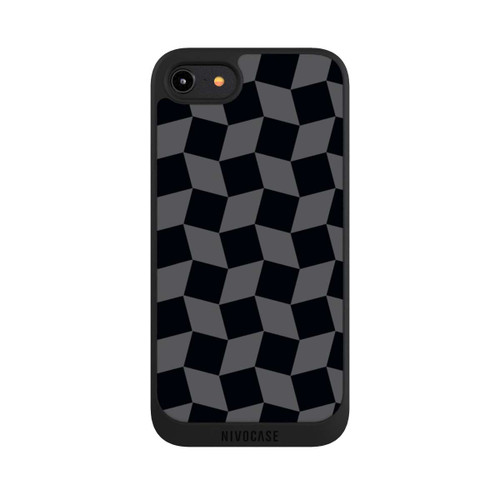 Apple iPhone 8 NIVOpure 3D Würfel-Muster Effektt
