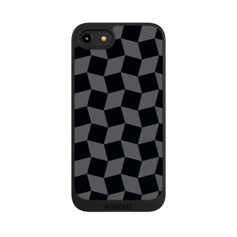 iPhone 8 NIVOpure 3D Würfel-Muster Effektt