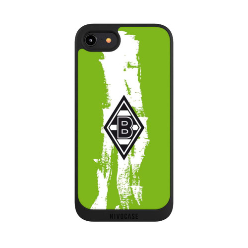 Apple iPhone 8 NIVOpure Borussia Logo Grün Weiß