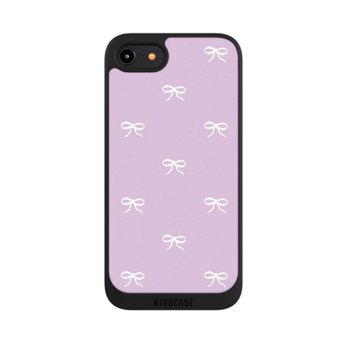 Apple iPhone 8 NIVOpure Bow Pattern Lilac