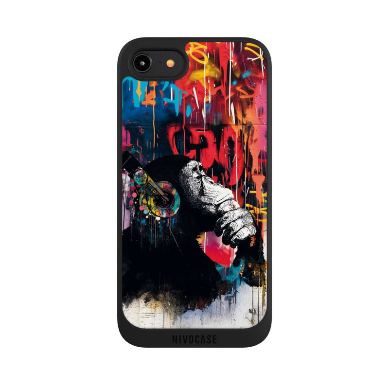 iPhone 8 NIVOpure Chimp Blue Streetart