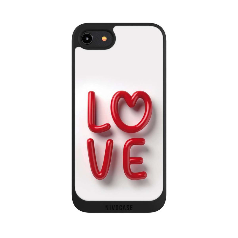 iPhone 8 NIVOpure Love Statement Red with AI