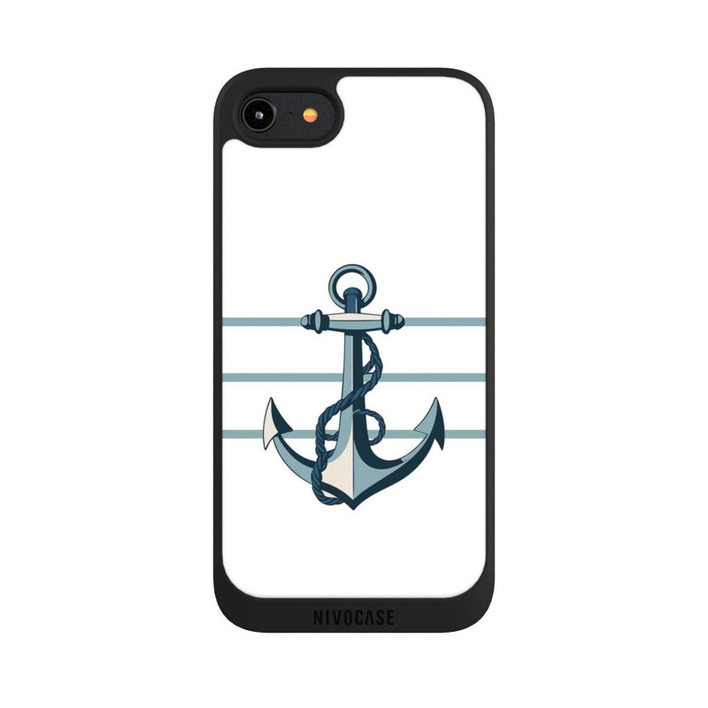 iPhone 8 NIVOpure Anchor Line White with AI