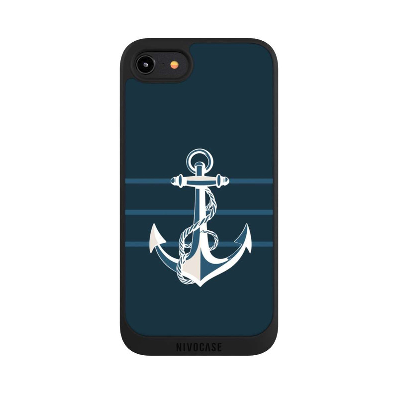 iPhone 8 NIVOpure Anchor Line Blue with AI