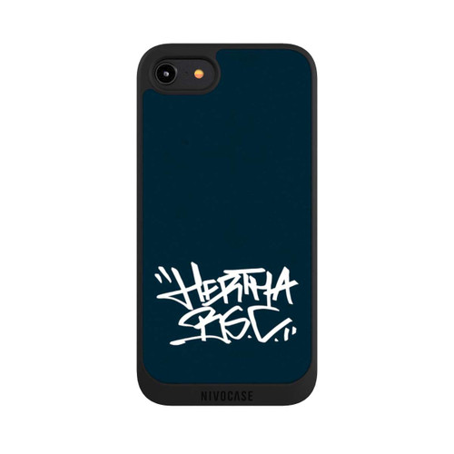 Apple iPhone 8 NIVOpure Hertha BSC Graffiti Blau
