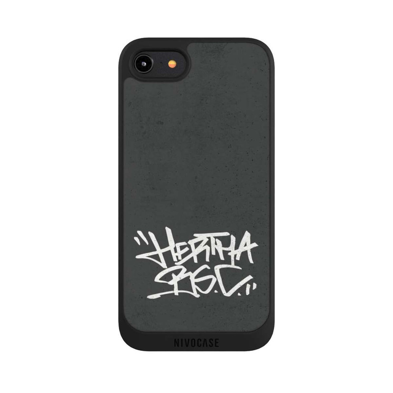 iPhone 8 NIVOpure Hertha BSC Graffiti Grau