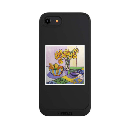 Apple iPhone 8 NIVOpure Daffodil Patchwork, 2023, by Catherine J Martzloff