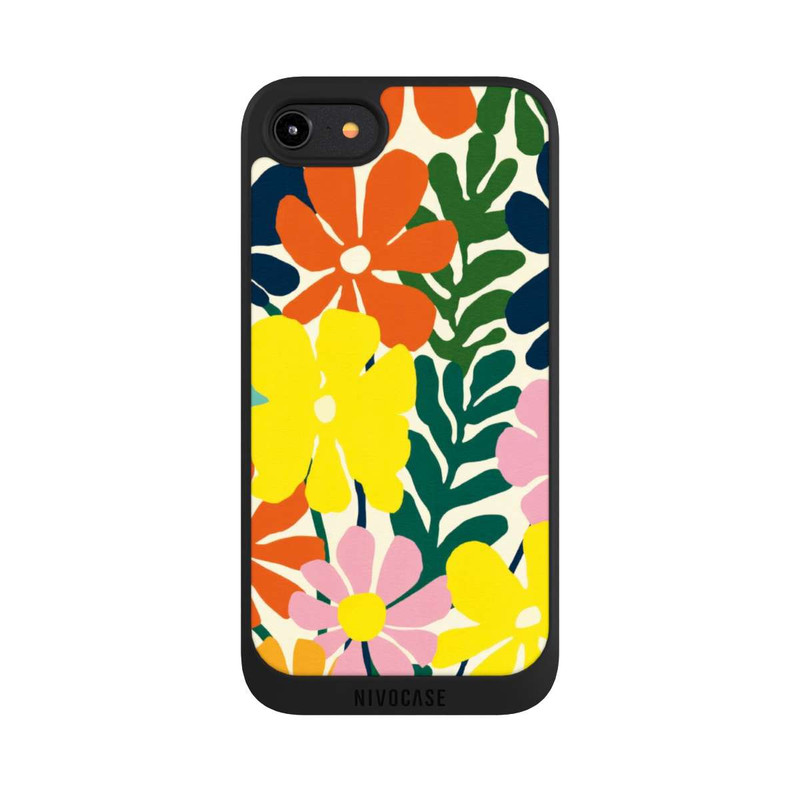 iPhone 8 NIVOpure Flowers Colorful Illustration