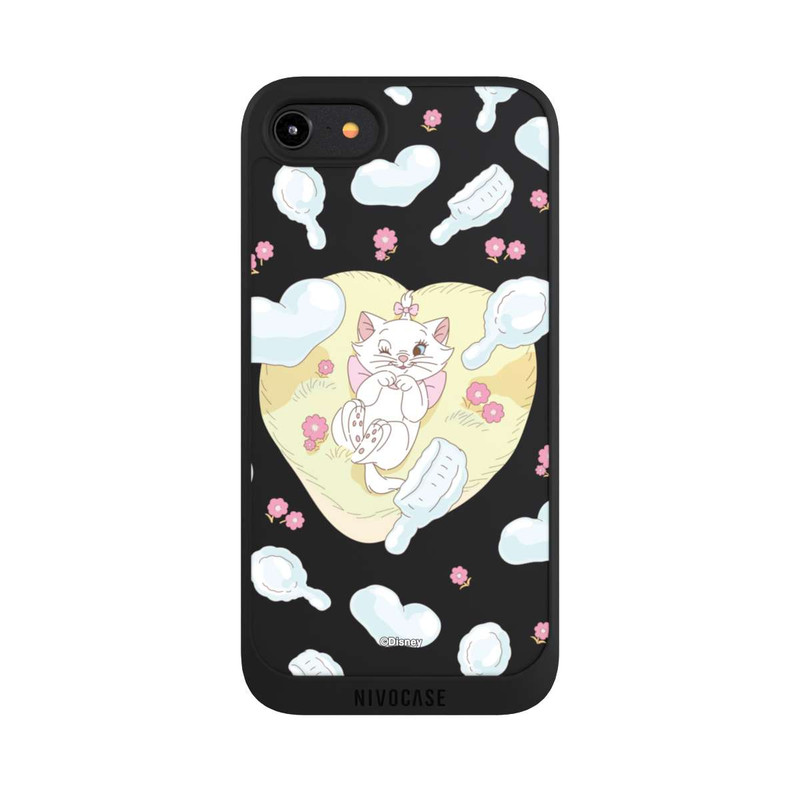 iPhone 8 NIVOpure Aristocats Marie Herzen Gelb Transparent
