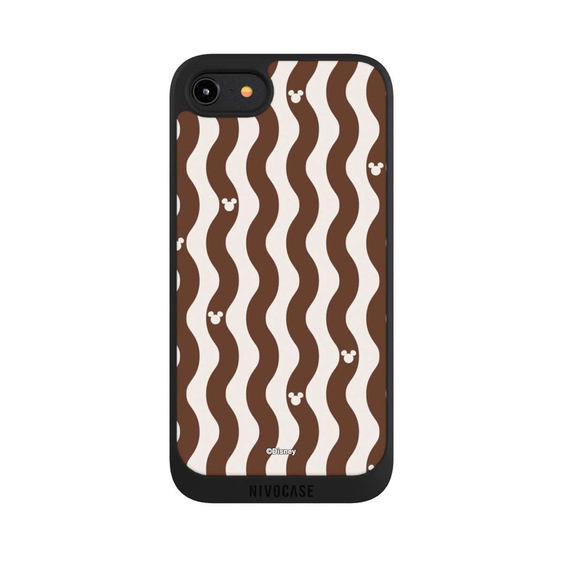 iPhone 8 NIVOpure Micky Muster Braune Wellen